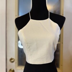 Elegant Cream Women's Top